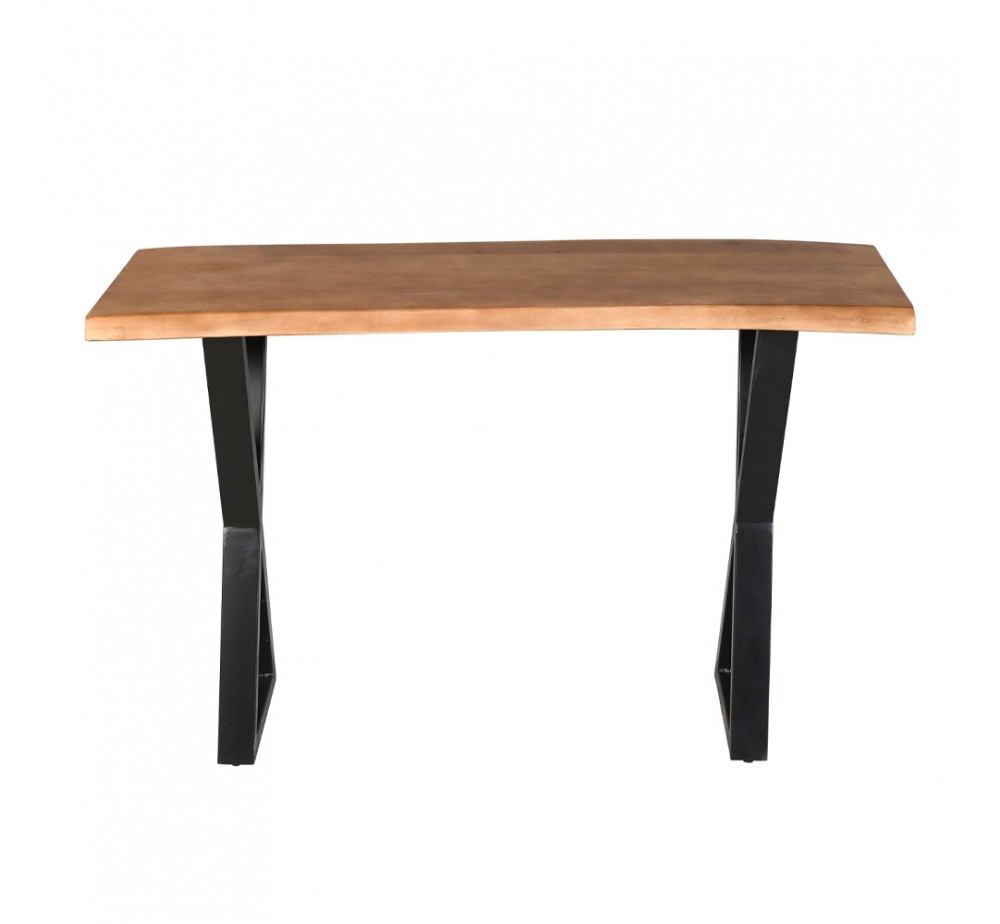 MINGLE ΚΟΝΣΟΛΑ ΚΑΡΥΔΙ ΜΑΥΡΟ 120x40xH76cm