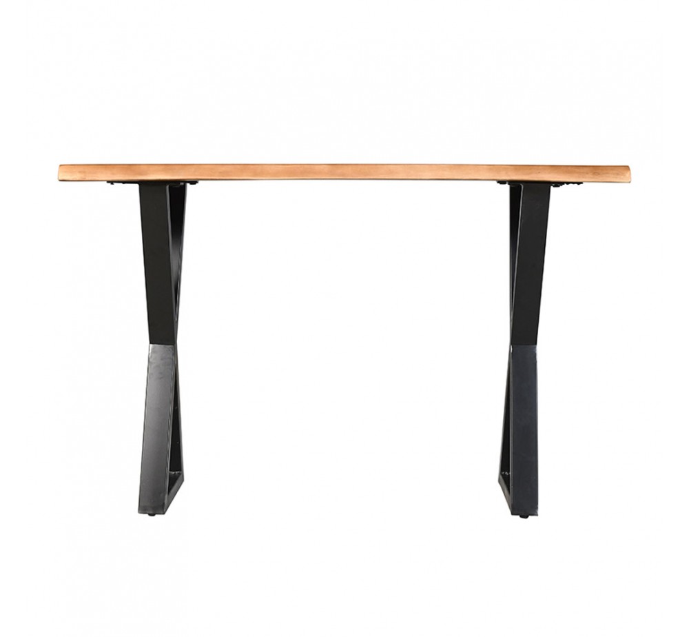 MINGLE ΚΟΝΣΟΛΑ ΚΑΡΥΔΙ ΜΑΥΡΟ 120x40xH76cm
