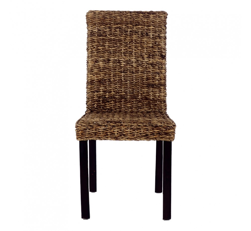 BALI CHAIR ABACA WALNUT BLACK