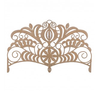 CROCHET HEADBOARD NATURAL 160x3xH100cm