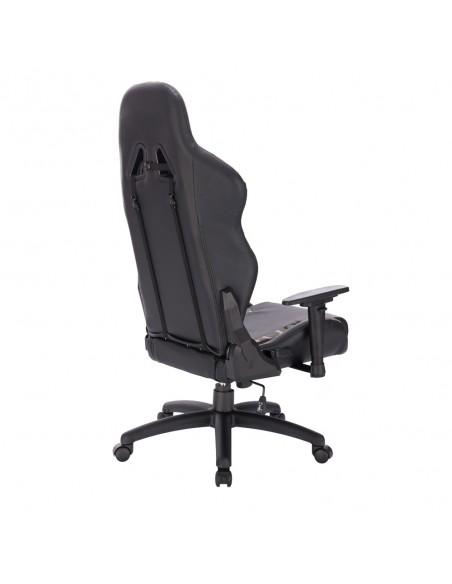 AVENGER ARMCHAIR DESK FABRIC KHAKI BLACK 69x70xH129,5cm