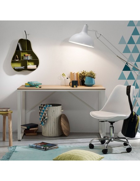 FORMA DESK MDF WITH PAPER VENEER SONOMA 120x60xH75cm