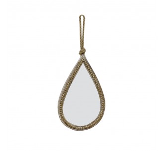 TEAR MIRROR WALL NATURAL 26x4xH39,5cm