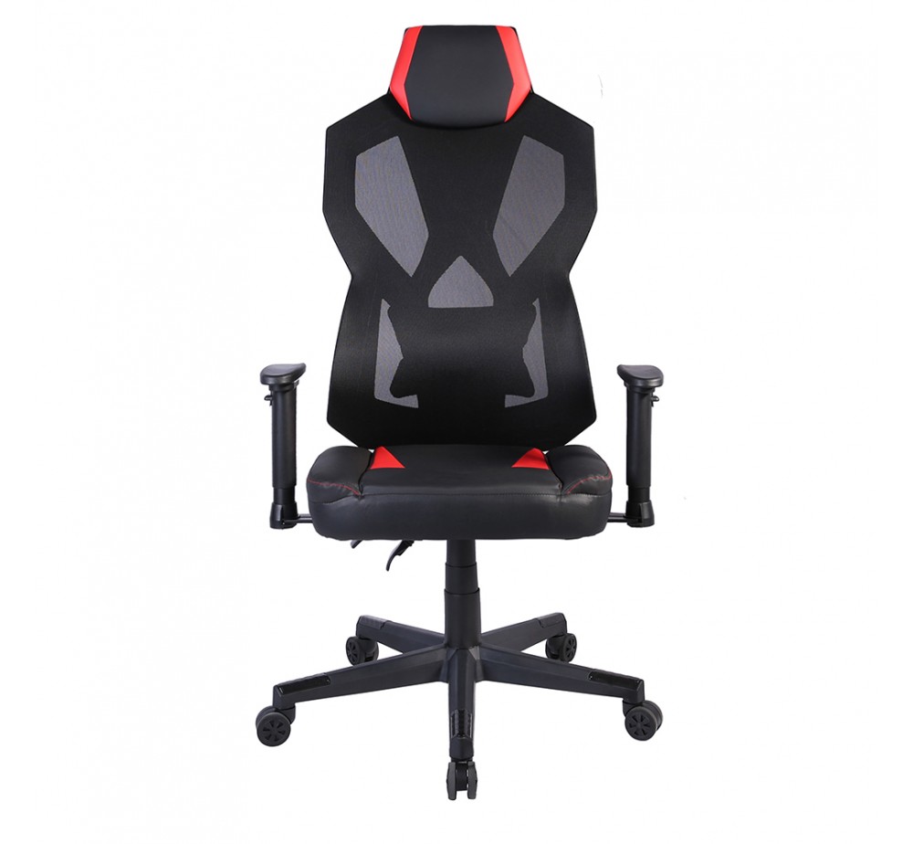 STORM GAMING ARMCHAIR DESK FABRIC BLACK NYLON RED PP 50x73xH135cm