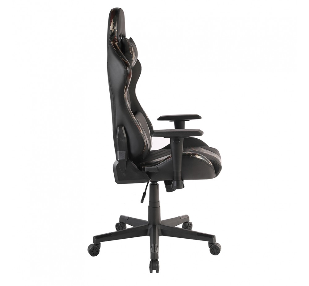 DYSKORD ΠΟΛΥΘΡΟΝΑ GAMING ΓΡΑΦΕΙΟΥ ΜΑΥΡΟ ΜΕ PATTERN 50x74xH137cm