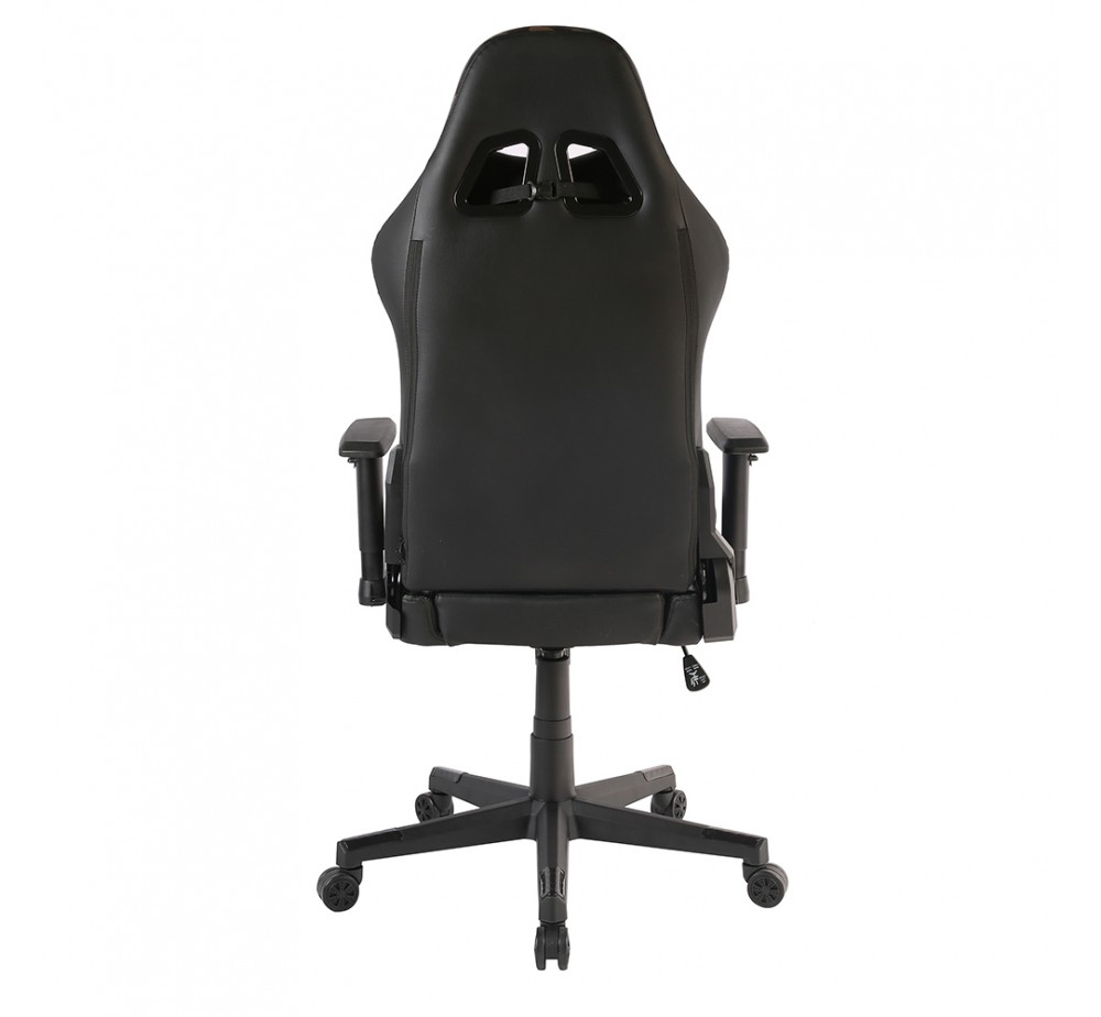 DYSKORD ΠΟΛΥΘΡΟΝΑ GAMING ΓΡΑΦΕΙΟΥ ΜΑΥΡΟ ΜΕ PATTERN 50x74xH137cm