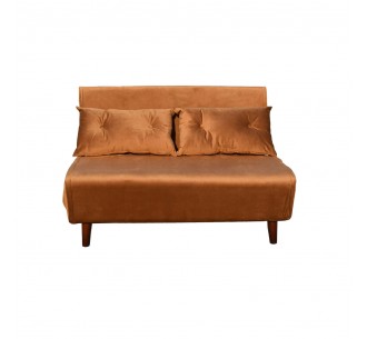 FALCON SOFA BED 2SEAT FOLDING FABRIC CAMEL E1 PRC