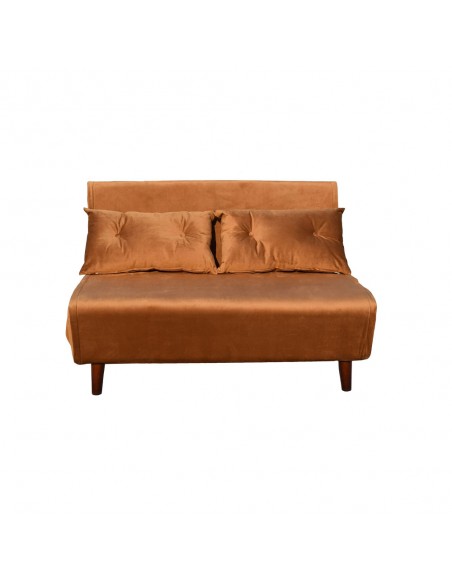 FALCON SOFA BED 2SEAT FOLDING FABRIC CAMEL E1 PRC