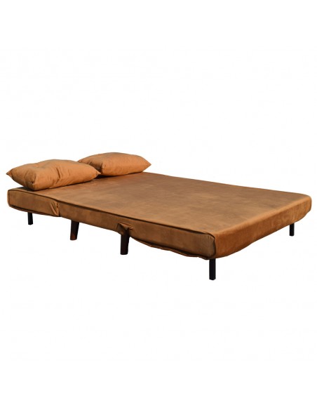 FALCON SOFA BED 2SEAT FOLDING FABRIC CAMEL E1 PRC