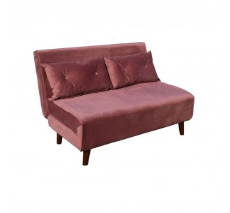 FALCON ΚΑΝΑΠΕΣ ΚΡΕΒΑΤΙ 2ΘΕΣΙΟΣ ΑΝΑΔΙΠΛΟΥΜΕΝΟΣ DUSTY PINK 121x90xH80cm
