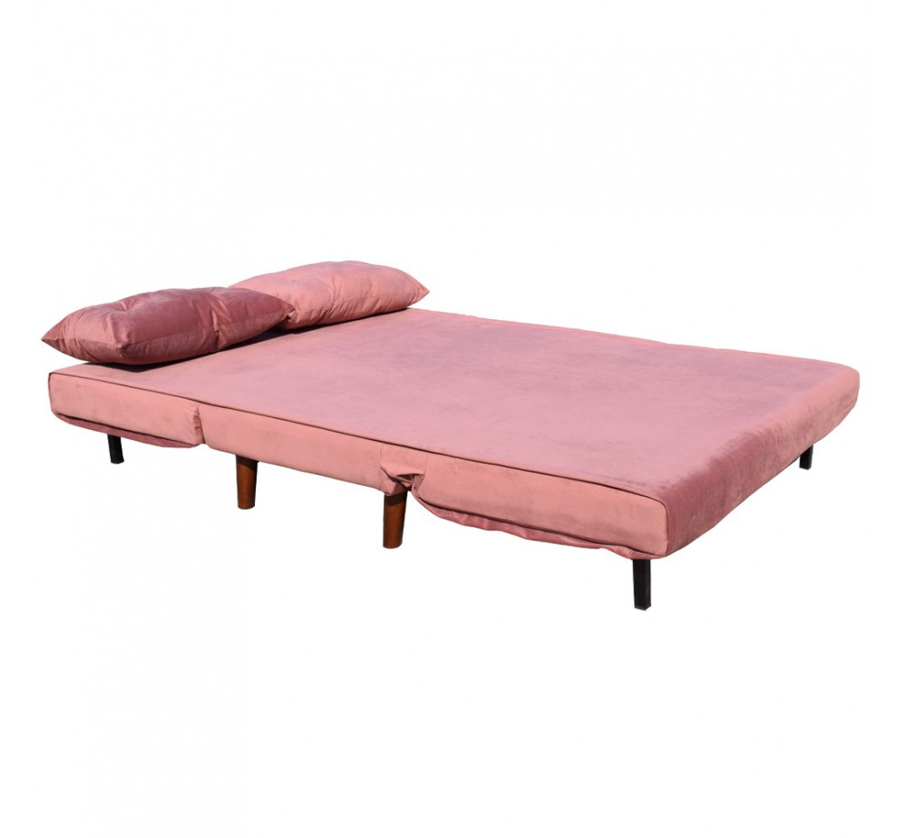 FALCON ΚΑΝΑΠΕΣ ΚΡΕΒΑΤΙ 2ΘΕΣΙΟΣ ΑΝΑΔΙΠΛΟΥΜΕΝΟΣ DUSTY PINK 121x90xH80cm