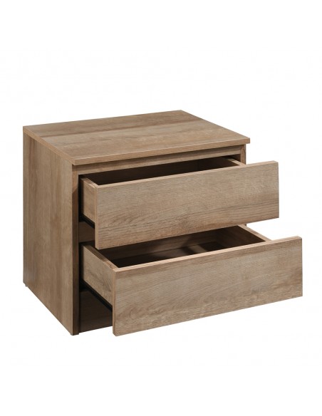 POLO ΚΟΜΟΔΙΝΟ 2ΣΥΡΤΑΡΙΑ OAK 45x35,5xH45cm