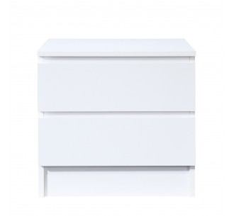 POLO NIGHTSTAND 2DRAWERS WHITE 45x35,5xH45cm 2