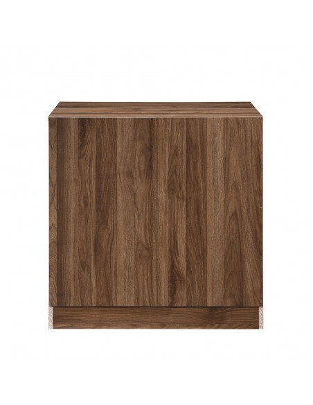 POLO COMMODE 4DRAWERS CHIPBOARD WITH MELAMINE CARTA WALNUT E1 MY