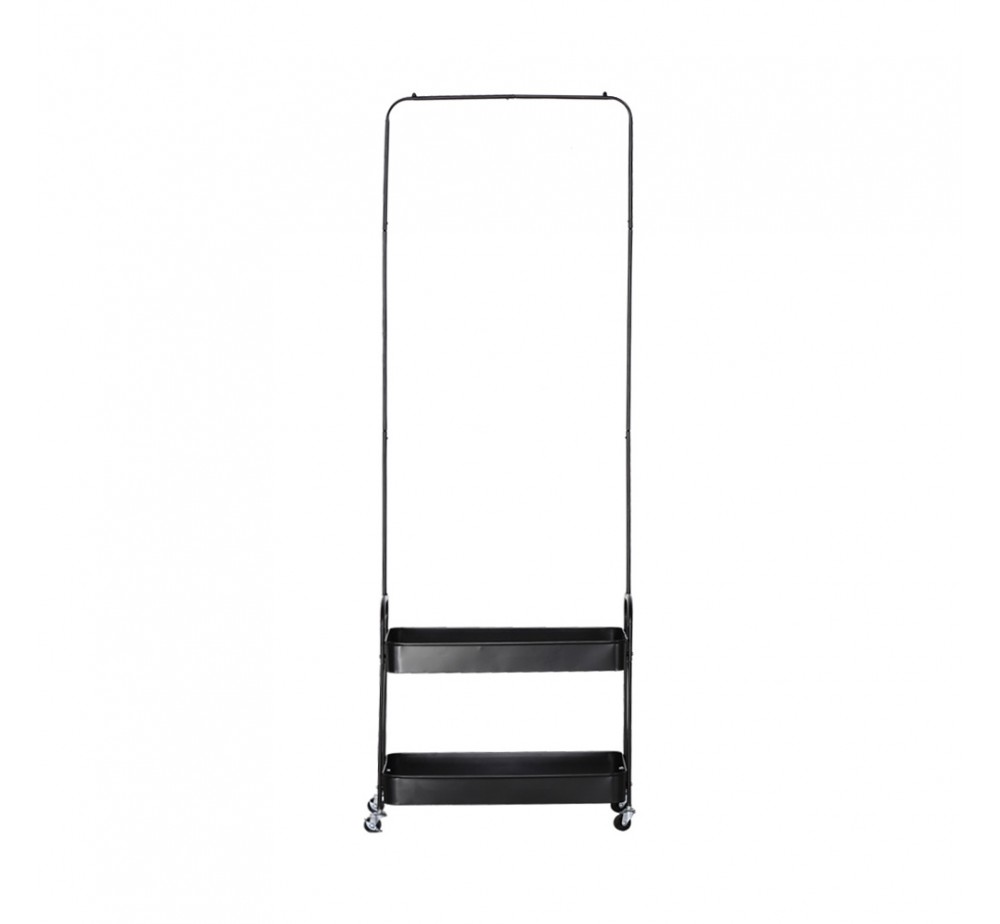 ARMARIO ΝΤΟΥΛΑΠΑ ΜΑΥΡΟ 56x31xH152cm