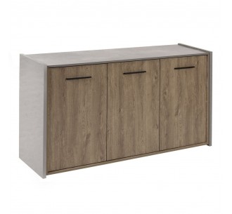 BONDI 2 ΜΠΟΥΦΕΣ SONOMA ΣΚΟΥΡΟ CEMENT 160x45xH85cm
