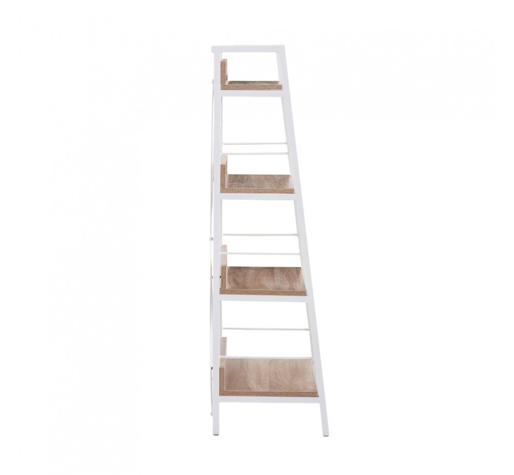 ONE STEP UP ΒΙΒΛΙΟΘΗΚΗ 4ΡΑΦΙΑ SONOMA ΛΕΥΚΟ 60x35xH117cm