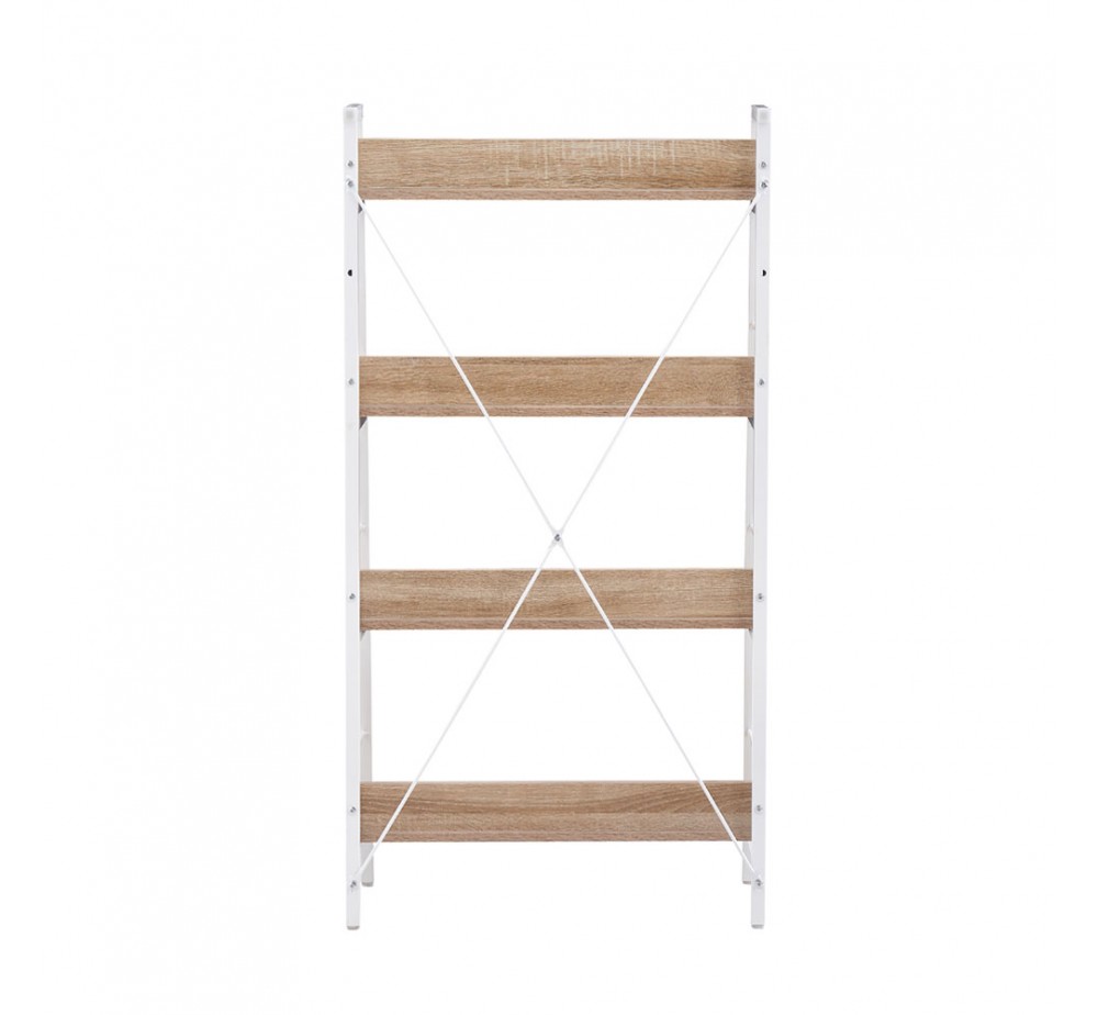 ONE STEP UP ΒΙΒΛΙΟΘΗΚΗ 4ΡΑΦΙΑ SONOMA ΛΕΥΚΟ 60x35xH117cm