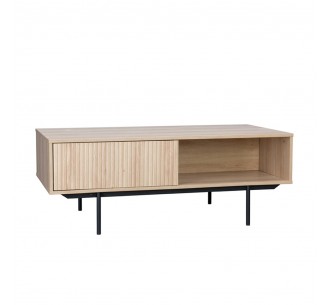 RIGOTE COFFEE TABLE 1ΣΥΡΤΑΡΙ SONOMA ΜΑΥΡΟ 120x59xH45cm