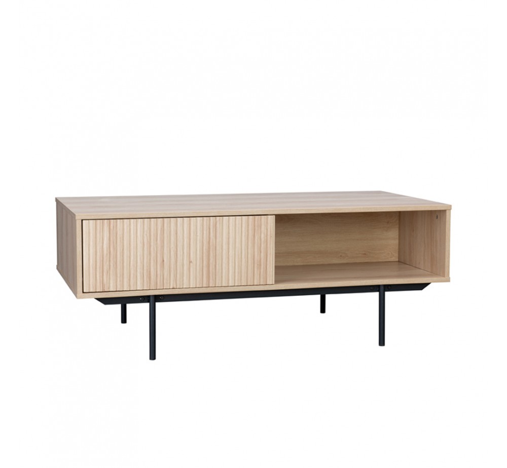 RIGOTE COFFEE TABLE 1ΣΥΡΤΑΡΙ SONOMA ΜΑΥΡΟ 120x59xH45cm