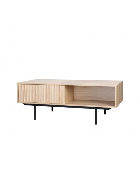RIGOTE COFFEE TABLE 1ΣΥΡΤΑΡΙ SONOMA ΜΑΥΡΟ 120x59xH45cm
