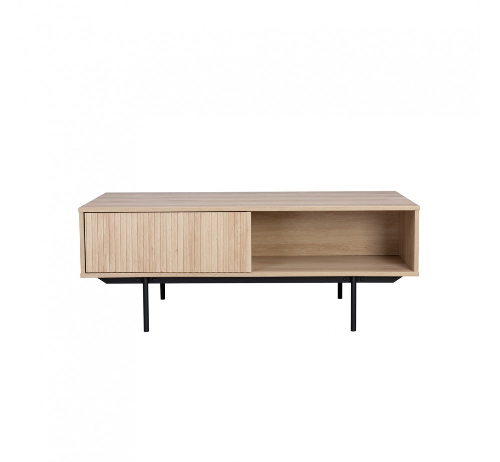 RIGOTE COFFEE TABLE 1ΣΥΡΤΑΡΙ SONOMA ΜΑΥΡΟ 120x59xH45cm