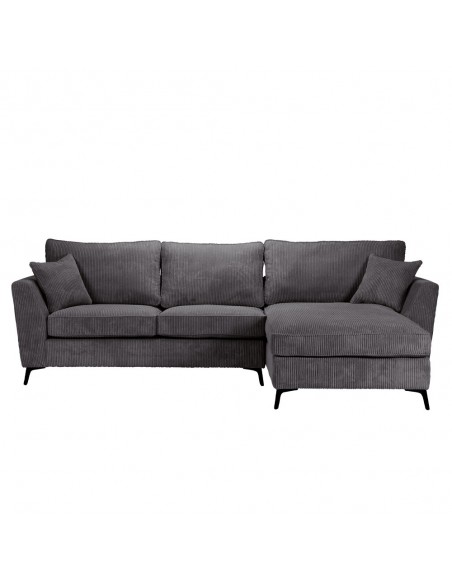 BOEL SOFA CORNER RIGHT GREY 280x170xH92cm