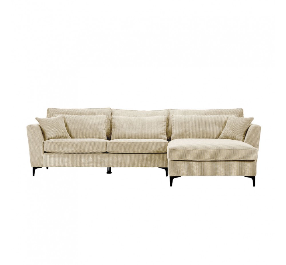 FOREVER ΚΑΝΑΠΕΣ ΓΩΝΙΑ ΔΕΞΙΑ BEIGE 316x185xH92cm