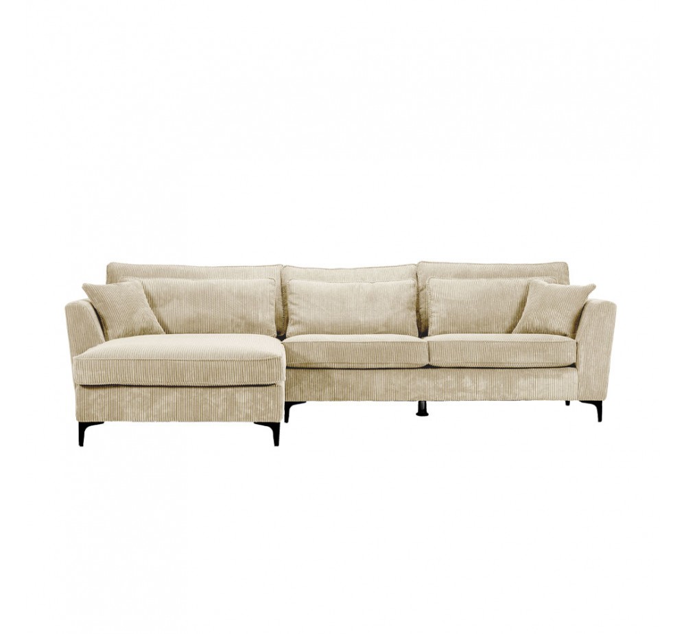 FOREVER ΚΑΝΑΠΕΣ ΓΩΝΙΑ ΑΡΙΣΤΕΡΗ BEIGE 316x185xH92cm
