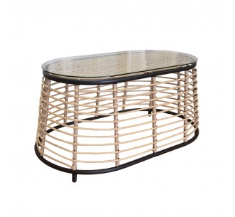 LOOM COFFEE TABLE ΦΥΣΙΚΟ 95x55xH45cm