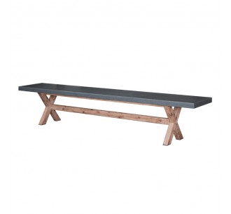 CAMIRO BENCH CEMENT 180x40xH45cm