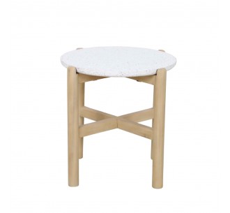 TERRAZZO COFFEE TABLE TERRAZZO 50x50xH47cm