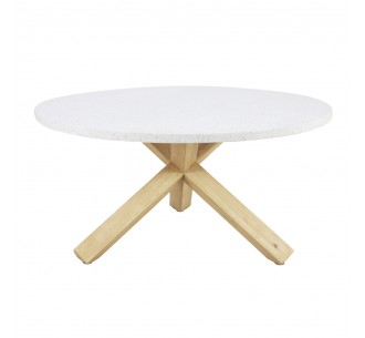 TERRAZZO TABLE TERRAZZO 150x150xH76,3cm