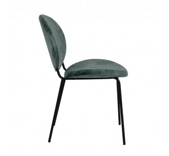 BEETLE CHAIR FABRIC WATER GREEN METAL 2