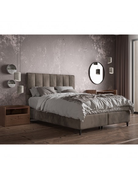 MARSALA COMMODE 2DRAWERS MELAMINE WALNUT E1 TR