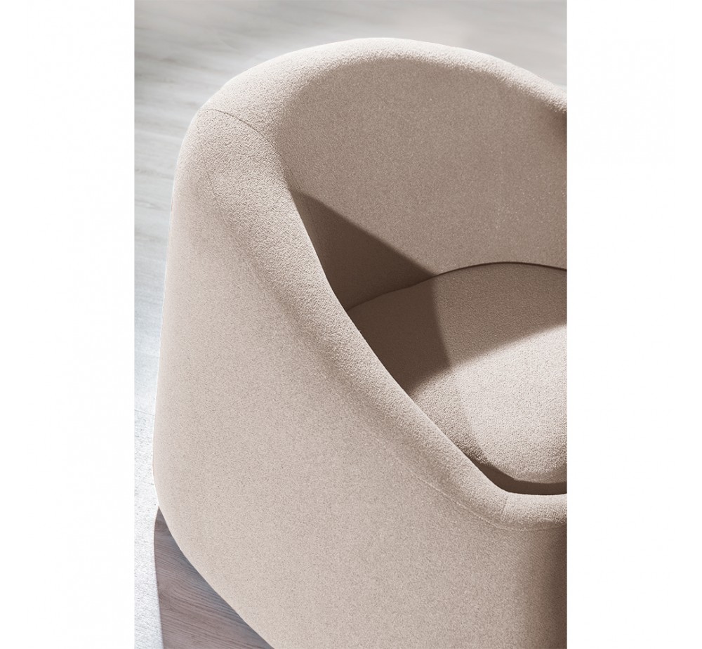 PUFFY ΠΟΛΥΘΡΟΝΑ CREAM 95x93xH79cm