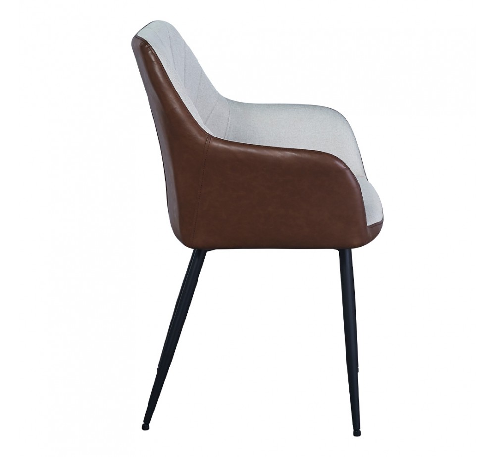 VISITOR ΠΟΛΥΘΡΟΝΑ BEIGE TABAC 57,5x57xH87cm
