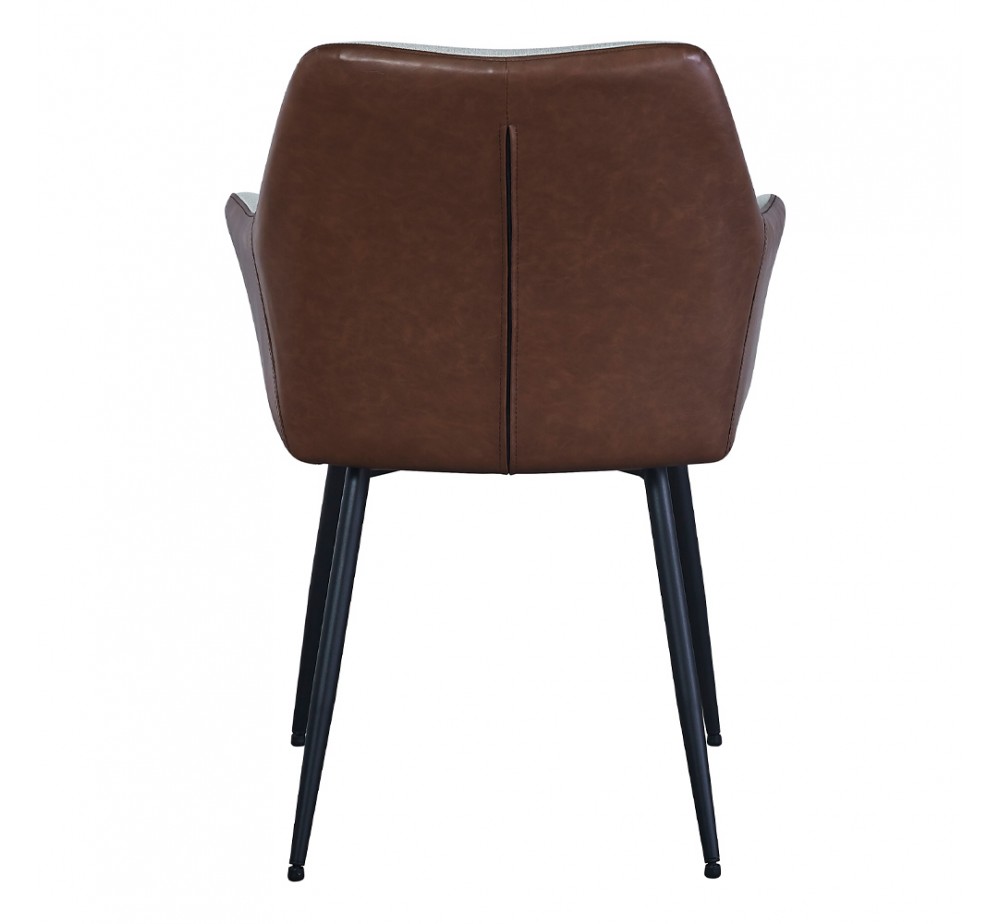 VISITOR ΠΟΛΥΘΡΟΝΑ BEIGE TABAC 57,5x57xH87cm