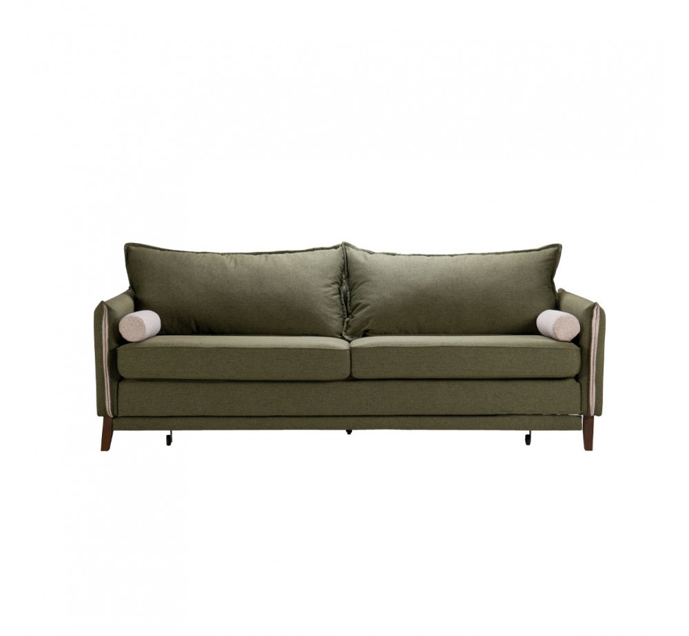 COMMODO ΚΑΝΑΠΕΣ ΚΡΕΒΑΤΙ 3ΘΕΣΙΟΣ ΛΑΔΙ ΓΚΡΙ 230x81xH88cm