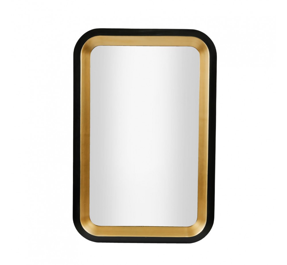 CONTRASTO MIRROR POLYURETHANE BLACK GOLD 71xH107cm E1 PRC