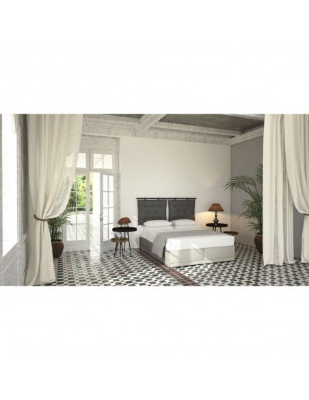INTERNO ΒΑΣΗ ΜΕ ΑΠΟΘΗΚ. ΧΩΡΟ 160x200cm OFF WHITE 16-950 160x200xH34cm