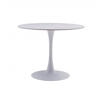 NOUGAT TABLE ROUND TABLE TERRAZZO 100x100xH75cm