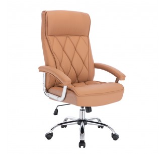 COMFY ΚΑΡΕΚΛΑ ΓΡΑΦΕΙΟΥ CAMEL ΧΡΩΜΙΟ 66,5x67,5xH120cm