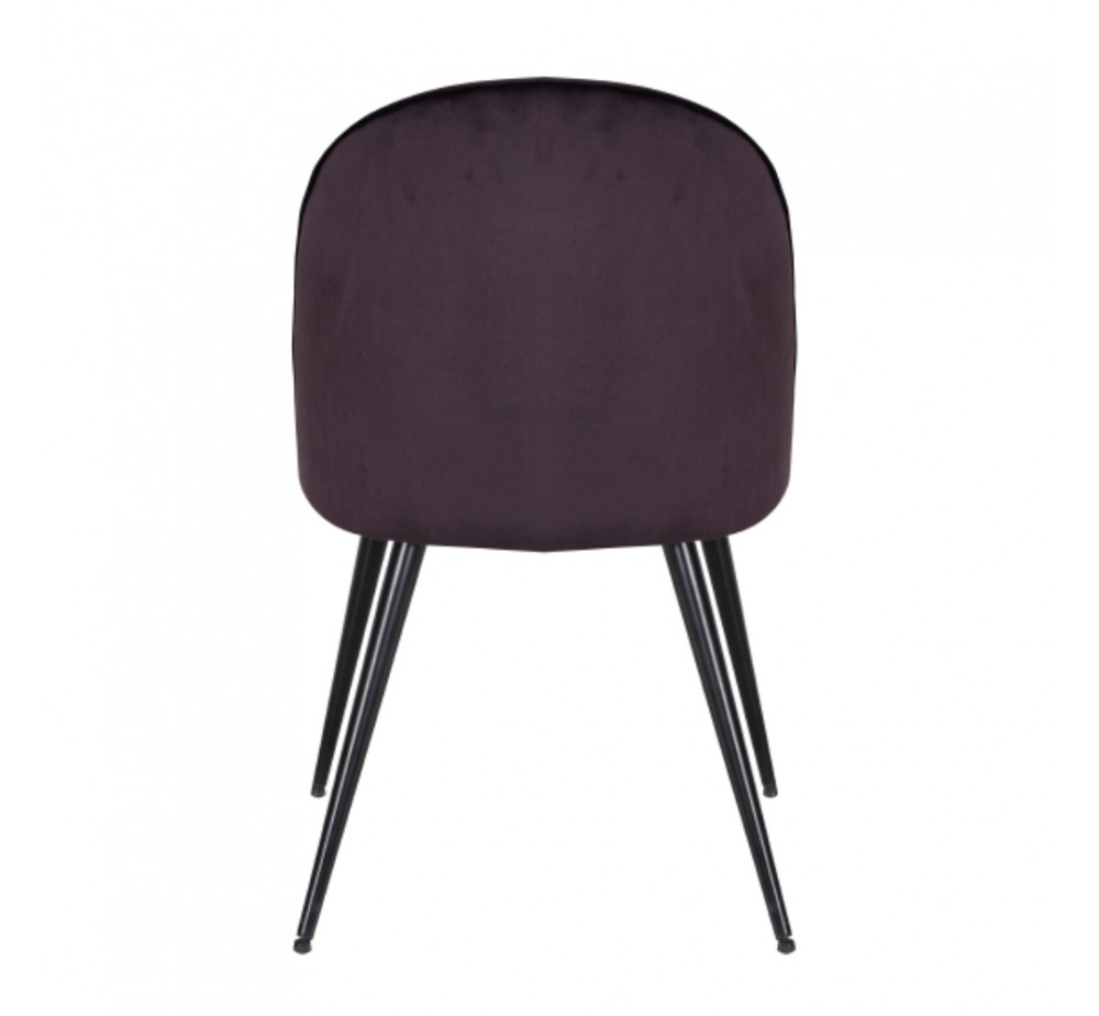 ZIZEL ΚΑΡΕΚΛΑ VIOLET ΣΚΟΥΡΟ 47x56,5xH84cm