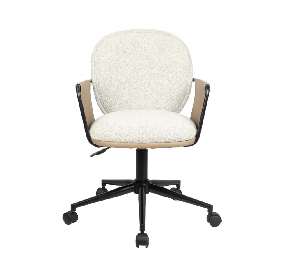 POST ΚΑΡΕΚΛΑ ΓΡΑΦΕΙΟΥ BEIGE ΚΑΦΕ 55x59xH93cm