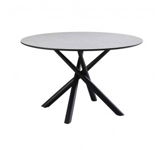VOTSALO ΤΡΑΠΕΖΙ STONE ΓΚΡΙ 120x120xH75cm