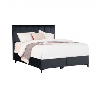 STICKS BED WITH STORAGE (FOR MATTRESS 160x200cm) GREY 26-911 166x223xH120cm