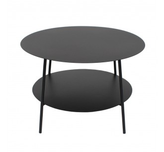SIMPLE COFFEE TABLE ΜΑΥΡΟ 60x60xH40cm