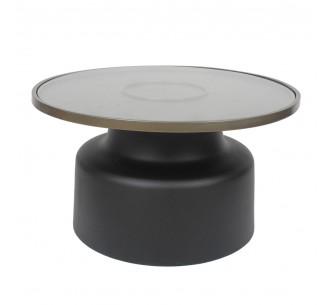 BOW COFFEE TABLE BLACK BRONZE 71,5x71,5xH40cm