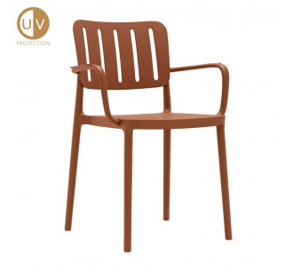 MILANO ARMCHAIR TERRACOTTA 53x58xH81,5cm